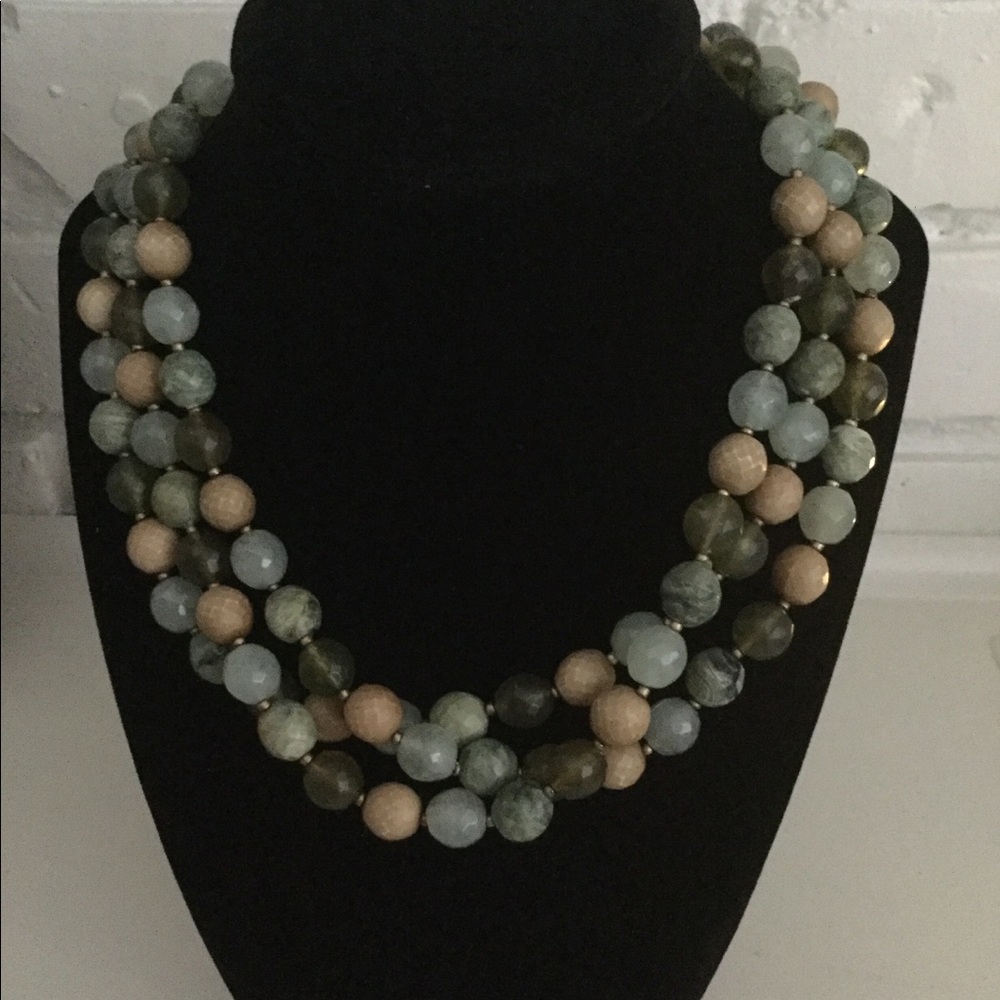 Tiered Cookie Lee bead necklace